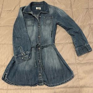 Adorable girls denim dress